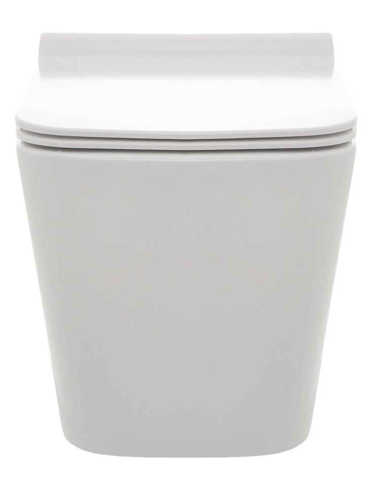 AQM2003 Унитаз подвесной с сиденьем SoftClose, технология смыва Rimless, скрытый крепеж. 530x365x360