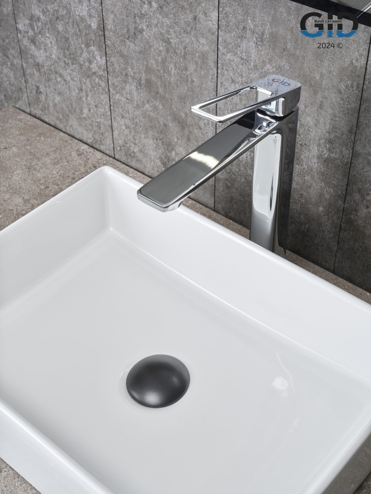 Смеситель высокий для раковины Gid Niagara L057-CH-D L057CHD хром