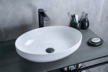 Раковина Gid D1469 51196 накладная белая 50x36x14.5