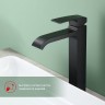 Смеситель Raglo высокий для умывальника, черный