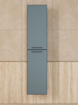 Шкаф-пенал для ванной Uperwood Foster NEW 36х30х160 см, серый графит