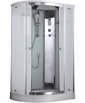 Timo Comfort T-8802R Fabric Glass душевая кабина 120*85*220+турецкая баня хамам+стульчик прозрачный