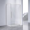 Душевой уголок Слим-Н (Slim-N) VSR-4SN8012CLBN, 1200*800, брашированный никель, стекло прозрачное