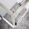 Душевой уголок Слим-Н (Slim-N) VSR-4SN8012CLBN, 1200*800, брашированный никель, стекло прозрачное