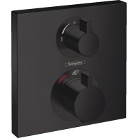 Смеситель для ванн, для душа Hansgrohe Ecostat Square черный (15714670)