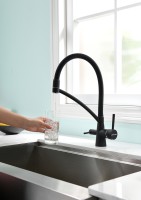 Смеситель для кухни SIEGEN, антрацит полностью, Si213111-401TB(AN), Paulmark