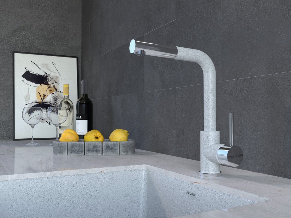 Смеситель для кухни Kassel, серый, Ka214311-310, Paulmark