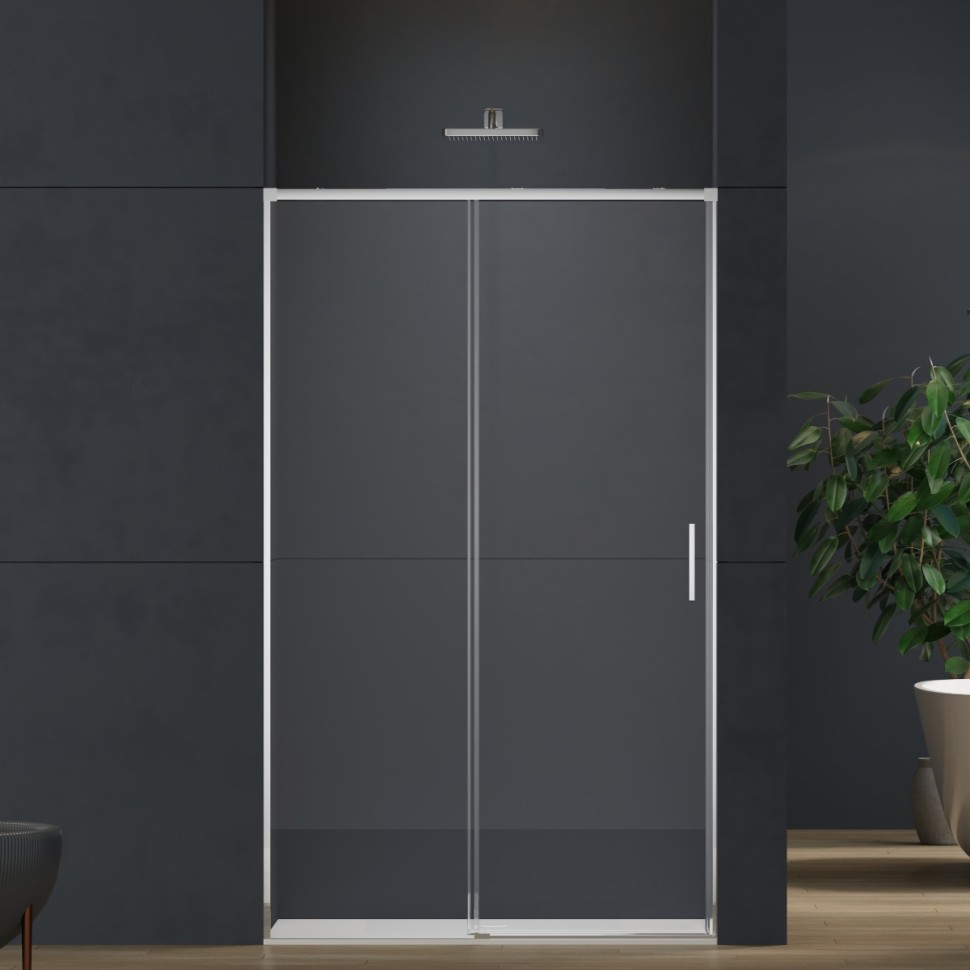 Душевая дверь Soft 2 VDS-3SO2120CL, 1200, хром, стекло прозрачное