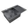 Мойка нерж. сталь KRONER 78F, PM217851-GML, вороненая нерж. сталь, левая, 780х510мм, Paulmark