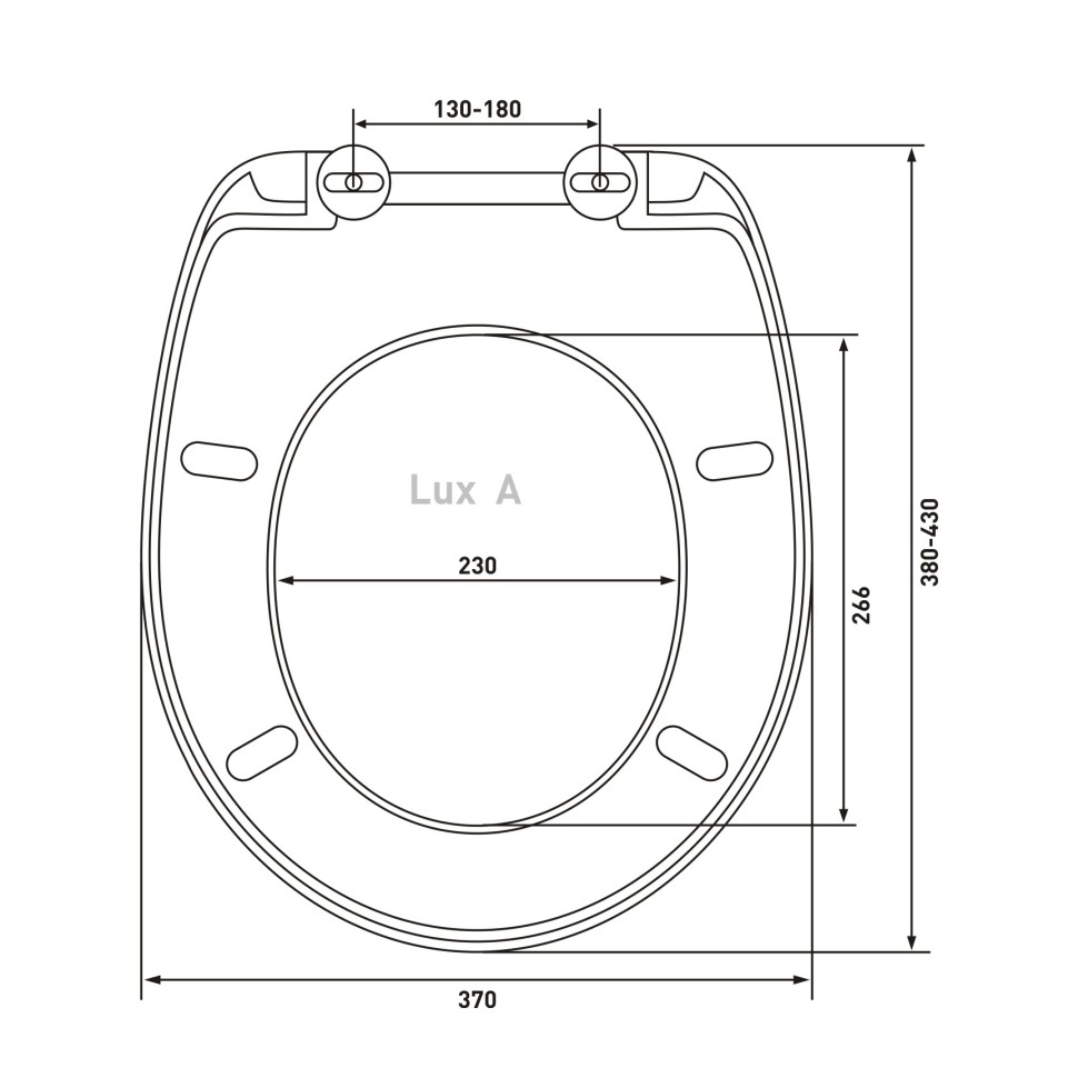 Сиденье для унитаза BERGES Lux A