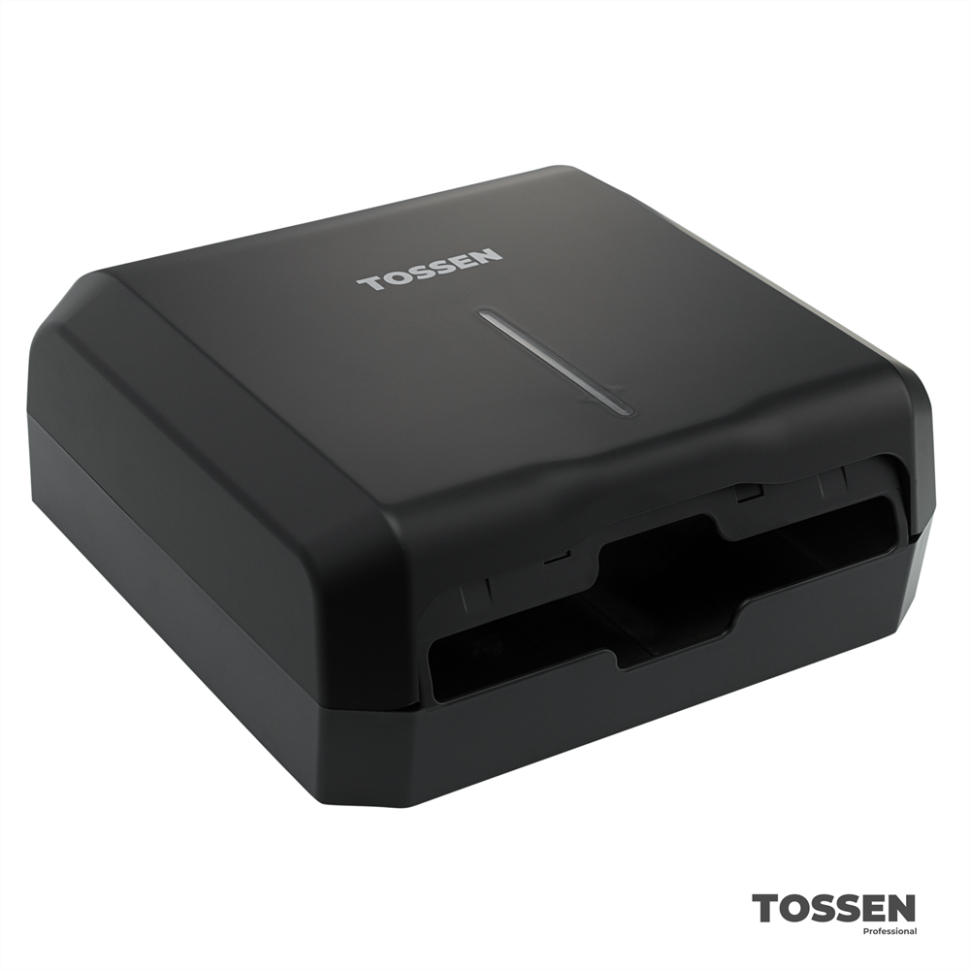 TOSSEN Z-7336 PB - диспенсер бумажных полотенец (коллекция «Матовый чёрный»)