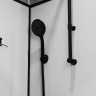 Душевая кабина Niagara Standart ST120/80/15QR/KL/BKT (120х80х225) поддон низкий(15см),черный,стекло прозрачное,3 места