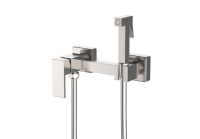 Смеситель Splenka настенный с гигиеническим душем S98.51.05 Сатин