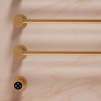 Полотенцесушитель электрический Vincea VTD-2H1BG, брашированное золото, таймер