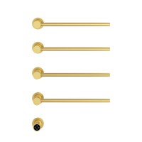 Полотенцесушитель электрический Vincea VTD-2H1BG, брашированное золото, таймер