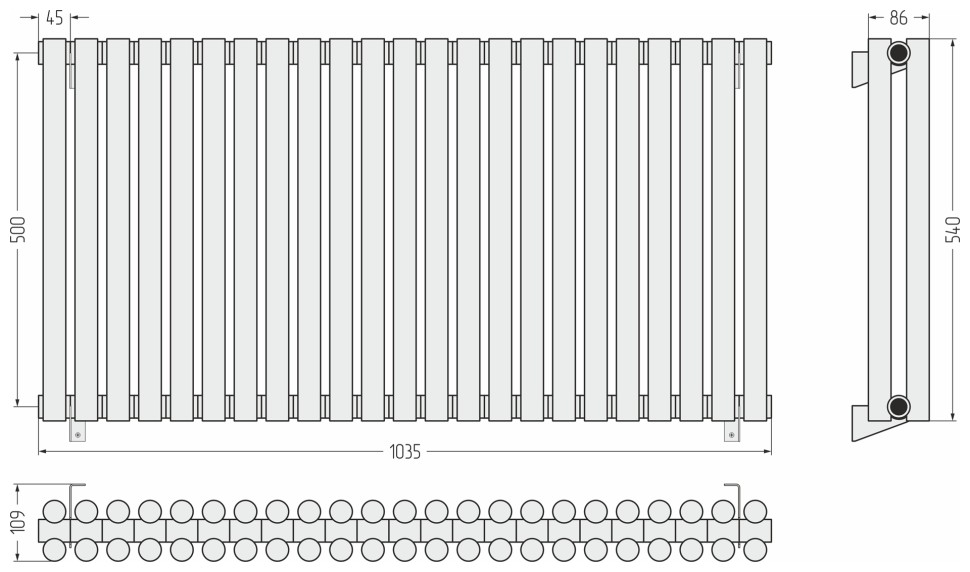 Эстет-11 500х1035 23 секции