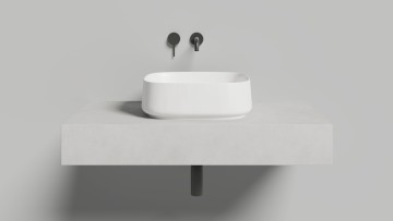 Раковина накладная ORIENTE BOWL в цвете по RAL 450х405х140 S-Sense Матовое