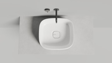 Раковина накладная ORIENTE BOWL в цвете по RAL 450х405х140 S-Sense Матовое