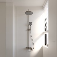 Душевая стойка FERRI, графит брашинг