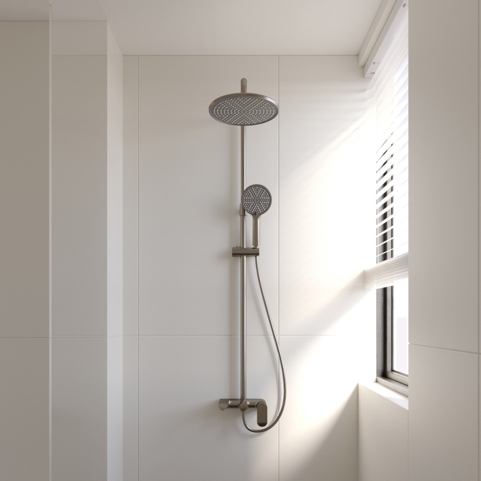 Душевая стойка FERRI, графит брашинг