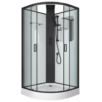 Душевая кабина Grossman Elegans GR251 (90х90х217) дверь раздвижная,5 мест