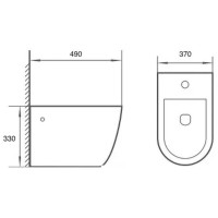 Биде Ceramalux 2197-1MB