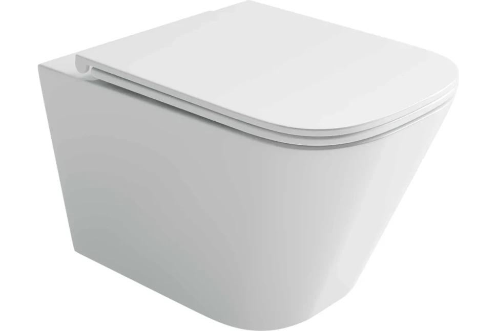 Подвесной унитаз Union безободковый, смыв торнадо CN4009T