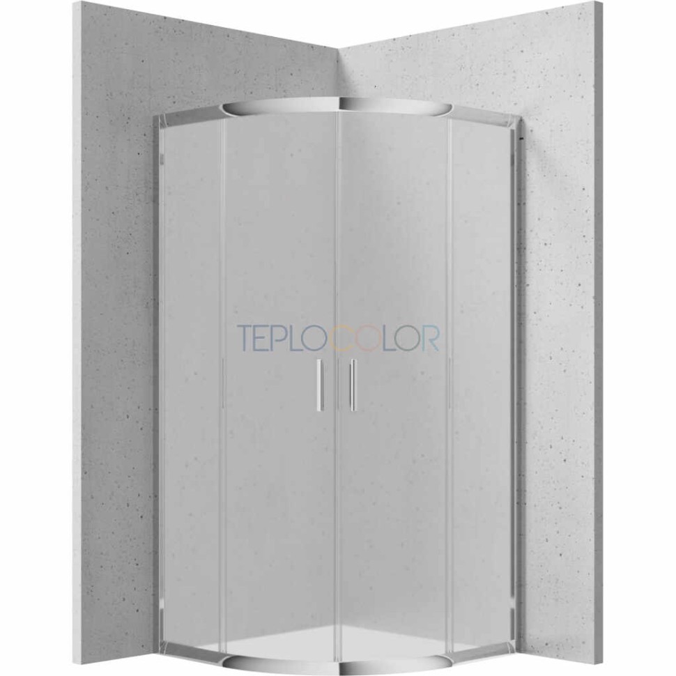 Душевая кабина, полукруглая, 80x80 см