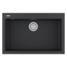 Мойка DECORATION 76, ACRYSTONE, PM937650-AN, ANTRACITE, 760х500 мм, Paulmark