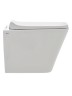 AQM2004 Унитаз подвесной с сиденьем SoftClose, технология смыва Rimless, скрытый крепеж. 490x340x350