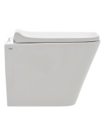 AQM2004 Унитаз подвесной с сиденьем SoftClose, технология смыва Rimless, скрытый крепеж. 490x340x350
