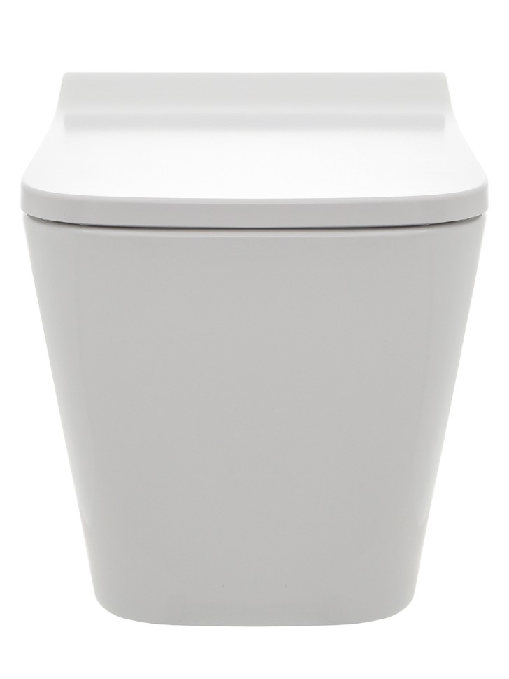 AQM2004 Унитаз подвесной с сиденьем SoftClose, технология смыва Rimless, скрытый крепеж. 490x340x350