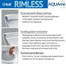 AQM2004 Унитаз подвесной с сиденьем SoftClose, технология смыва Rimless, скрытый крепеж. 490x340x350