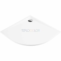 Акриловый душевой поддон, полукруглый, 90 см