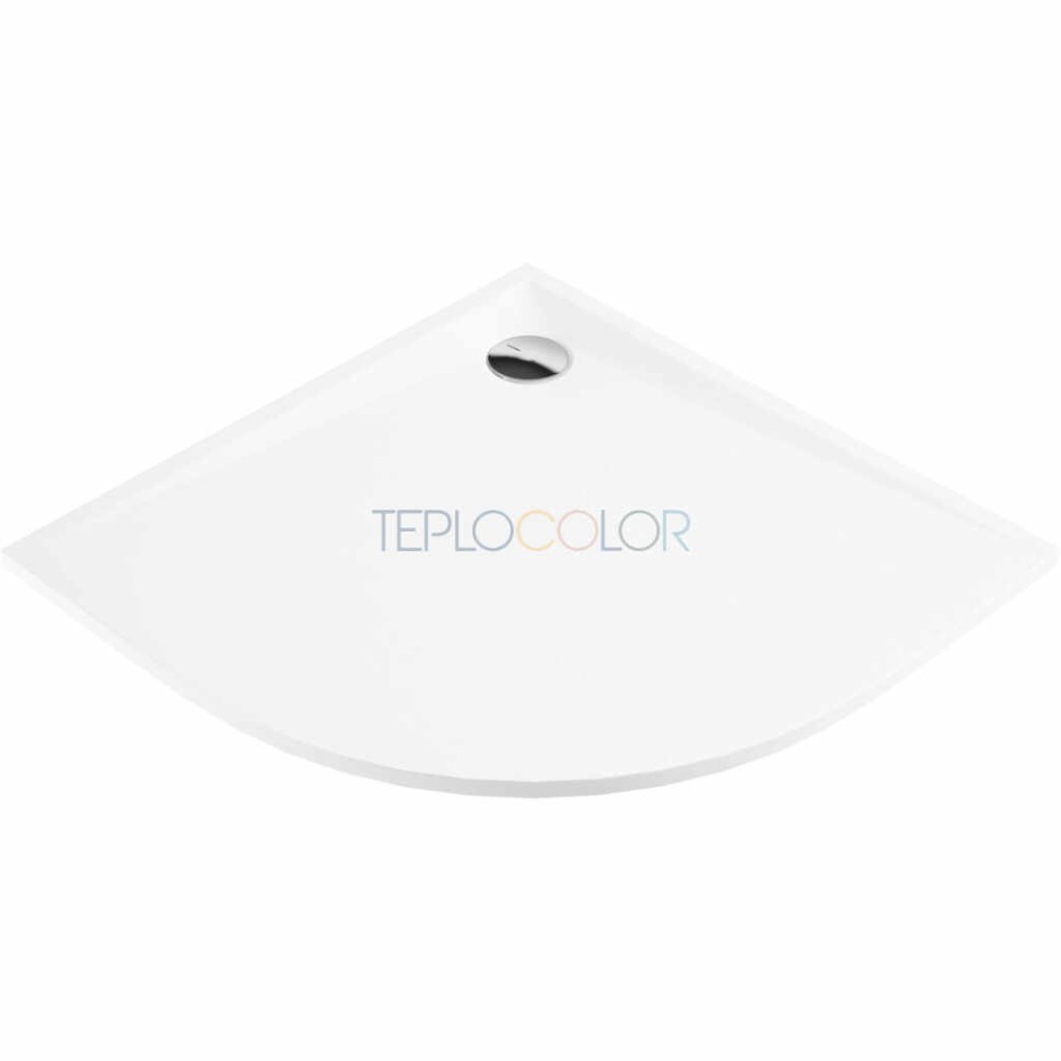 Акриловый душевой поддон, полукруглый, 90 см