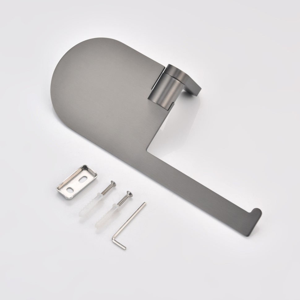 Бумагодержатель с полочкой для телефона Raglo графит