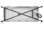 Акриловая ванна с каркасом Uperwood Next 180x80 см, белая
