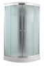 Timo Comfort T-8809 Fabric Glass душевая кабина 90*90*220+турецкая баня хамам+стульчик прозрачный