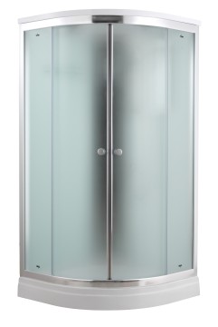 Timo Comfort T-8809 Fabric Glass душевая кабина 90*90*220+турецкая баня хамам+стульчик прозрачный