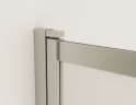Душевая шторка на ванну VSB-1E100CLB, 1000*1450, матовый черный, стекло прозрачное