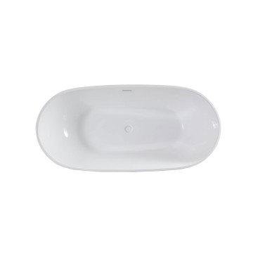 Ванна акриловая Vincea VBT-408-1800, 1800*815*580, цвет белый, щелевой перелив