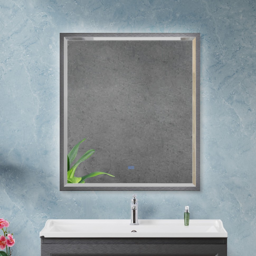 Зеркало CEZARES CZR-SPC-INT-800-900-LED-TCH-WARM-TIT