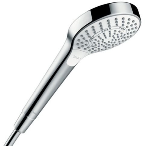 Ручной душ Hansgrohe Crometta 11 см, цвет: белый/хром 26800400