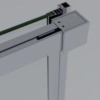 Душевая дверь Soft 2 VDS-3SO2130CL, 1300, хром, стекло прозрачное