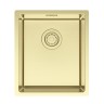 Мойка LASSAN 38 UNI, нерж. сталь, LA38-LG, светлое золото, 380х440мм, Paulmark