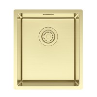 Мойка LASSAN 38 UNI, нерж. сталь, LA38-LG, светлое золото, 380х440мм, Paulmark