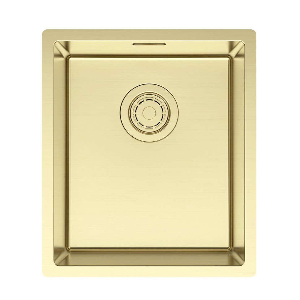 Мойка LASSAN 38 UNI, нерж. сталь, LA38-LG, светлое золото, 380х440мм, Paulmark