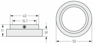 Отражатель TUBE (d 1")
