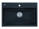 Мойка STEPIA 80, IT-GRANIT, PM117551-BLM, черный металлик, 750х510, Paulmark