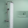 Душевая система Splenka с термостатом для ванны S223.26.09 Графит